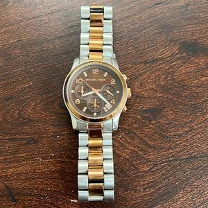 MICHAEL KORS stainless/gold watch